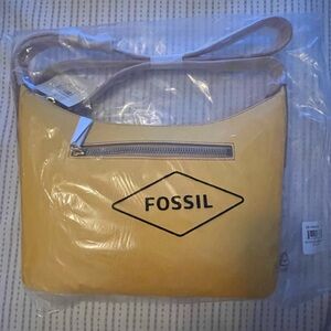 Fossil Women's Yellow Crossbody Bag